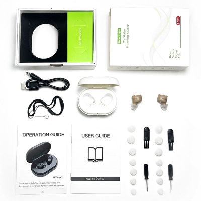 Слуховой аппарат Audivita с зарядным кейсом-2